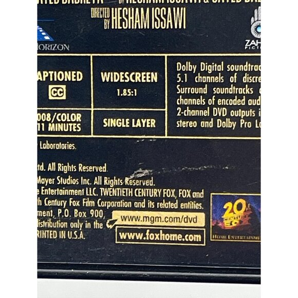 American east dvd 2008 111min R copyright 20th century fox movie READ - Picture 4 of 6